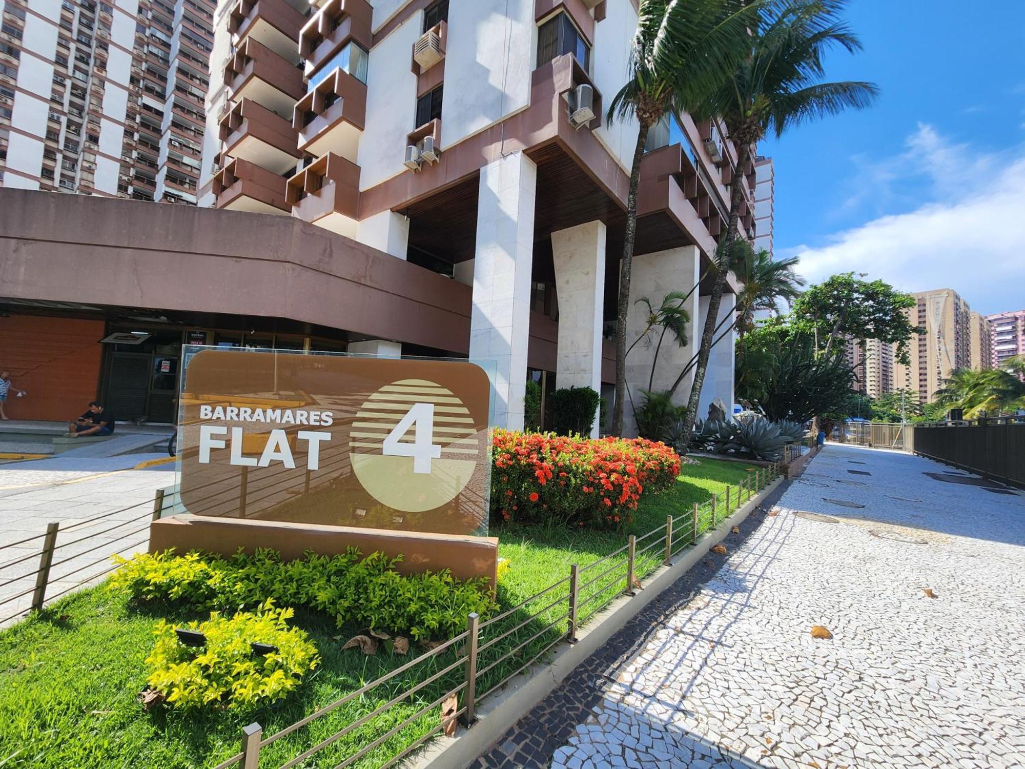 Apartamento Barramares Flat - Condominio Em Frente A Praia Da Barra Da Tijuca Rio de Janeiro Luaran gambar