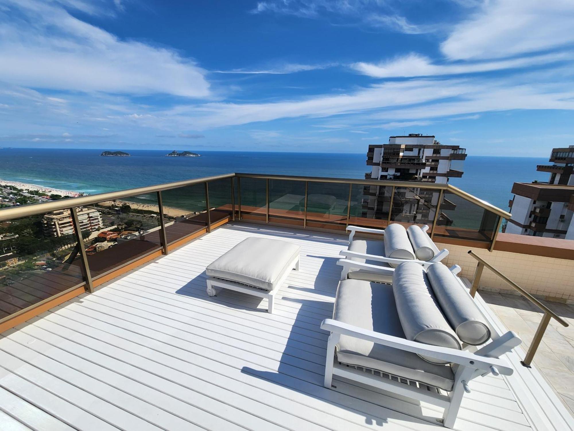Apartamento Barramares Flat - Condominio Em Frente A Praia Da Barra Da Tijuca Rio de Janeiro Luaran gambar